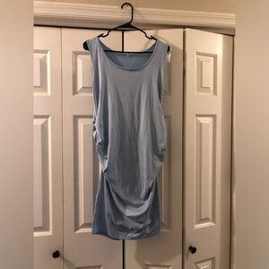 Light Blue Sleeveless Dress maternity
